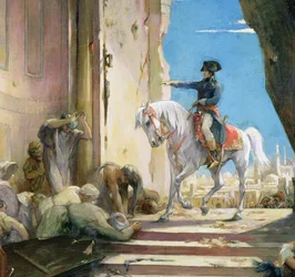 Napoleón Bonaparte (1769-1821) en la Gran Mezquita de El Cairo (detalle)